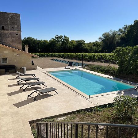 Gite Avec Piscine, Chateau De Lescours, St-Emilion Saint-Sulpice-de-Faleyrens Exterior photo